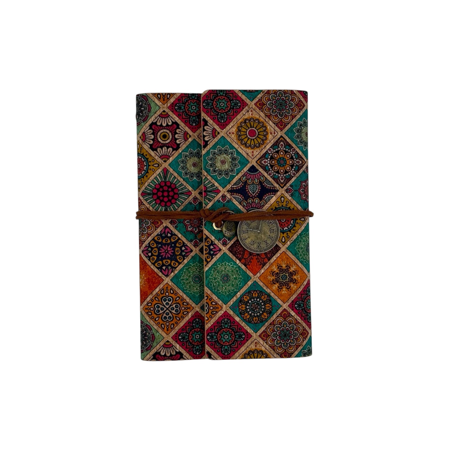 Crafted cork journal-Color Carnival