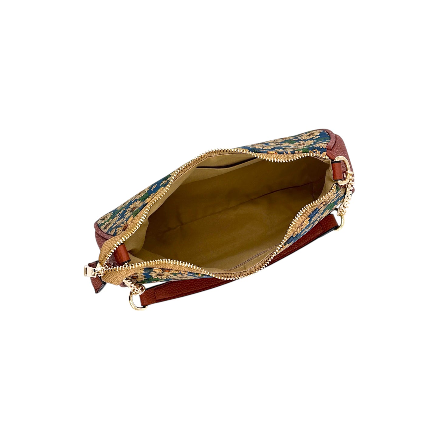 Cork Saddle Bag- Daisy Bloom