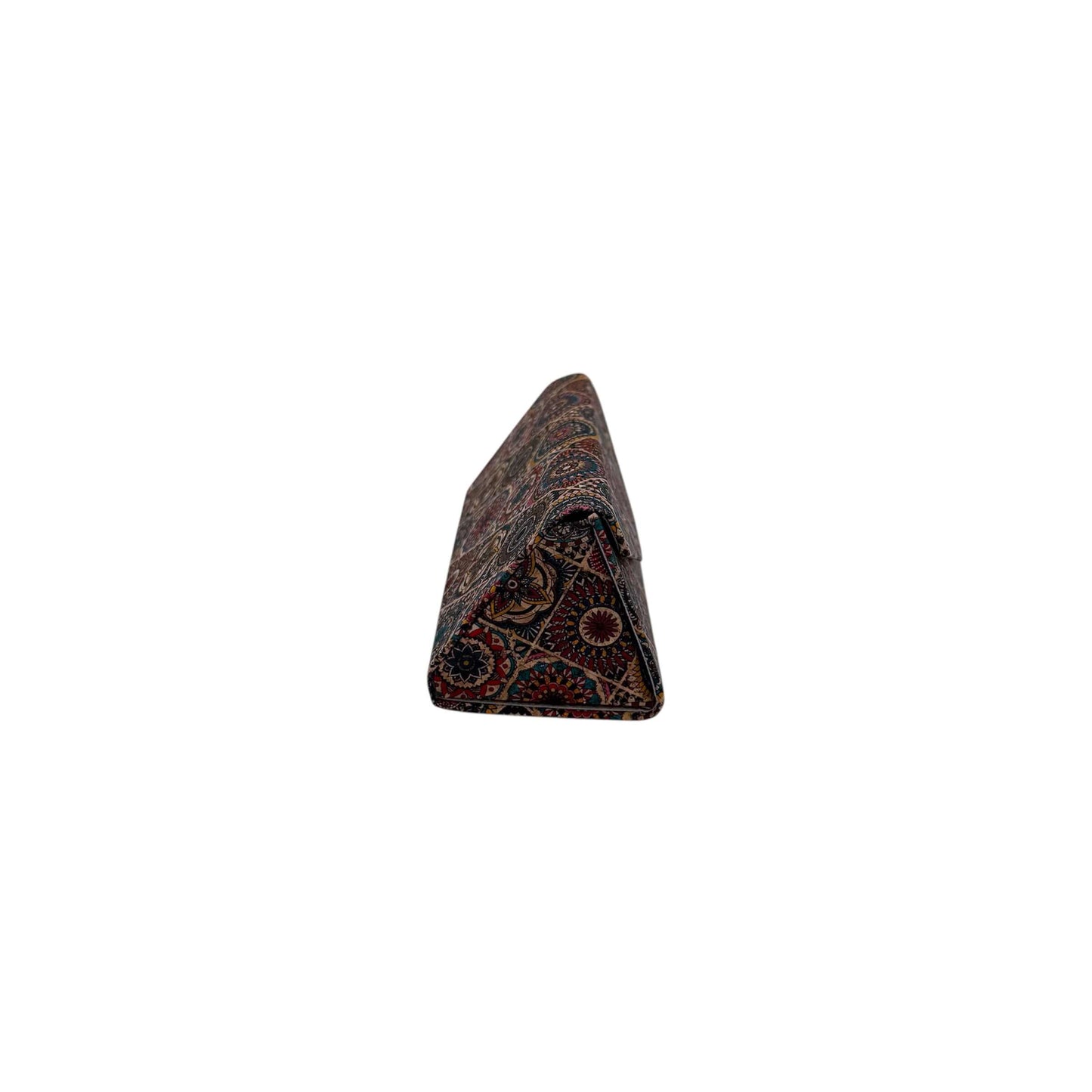 Foldable Cork Eyeglass Case-Boho Medallion