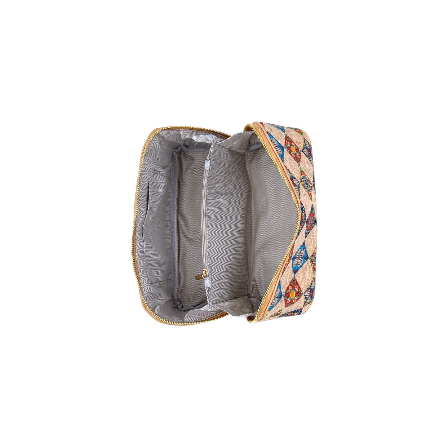 Vanity Make-up Case-Patch Grid