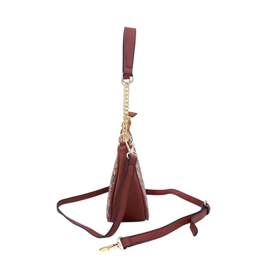 软木马鞍包-复古马赛克