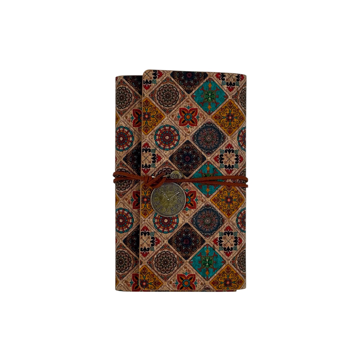 Crafted cork journal-Vintage Quilt