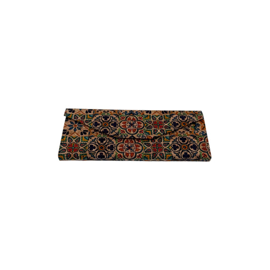 Foldable Cork Eyeglass Case-Vintage Tilework