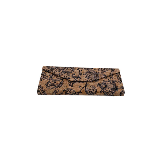 Foldable Cork Eyeglass Case-Botanical Ink