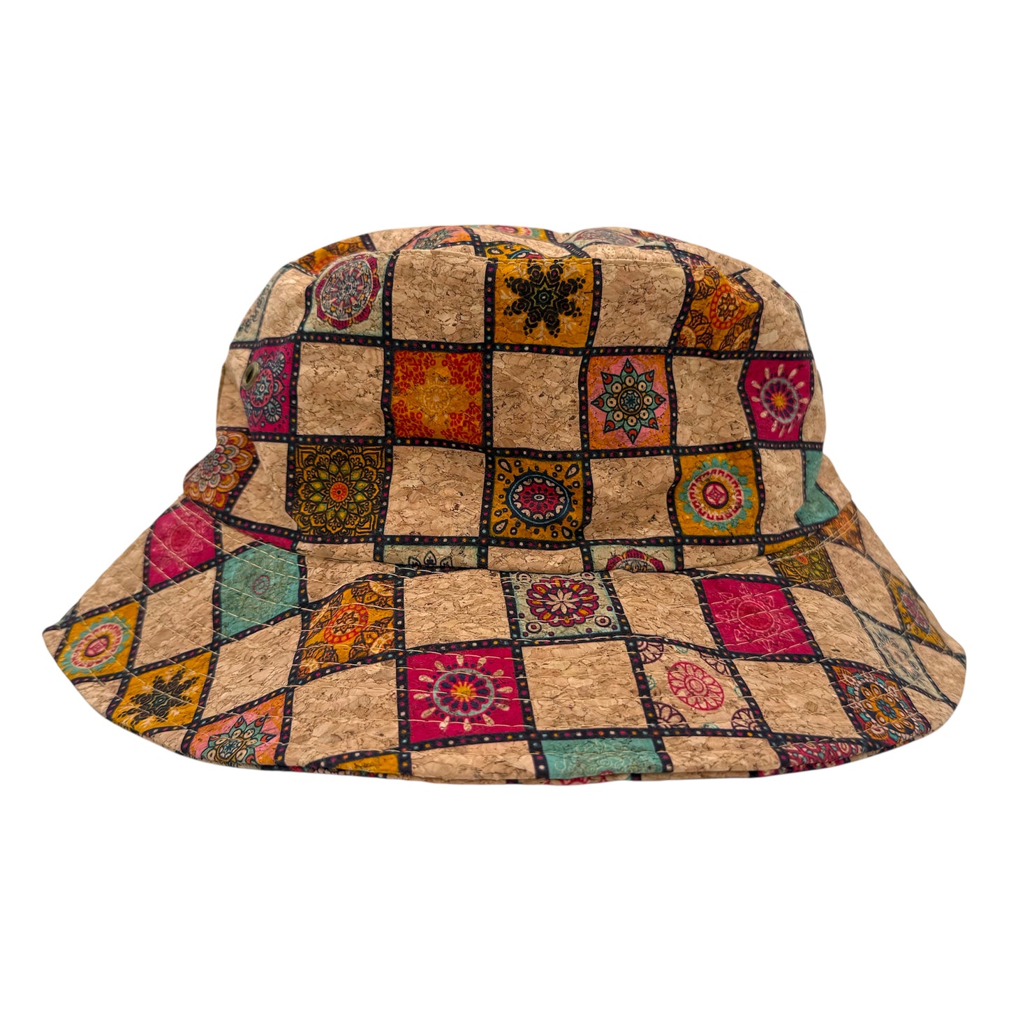 Cork Bucket Hat-Color Mosaic