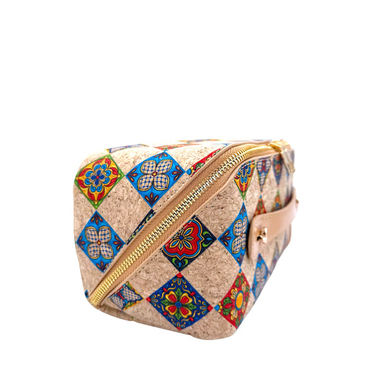 Vanity Make-up Case-Patch Grid