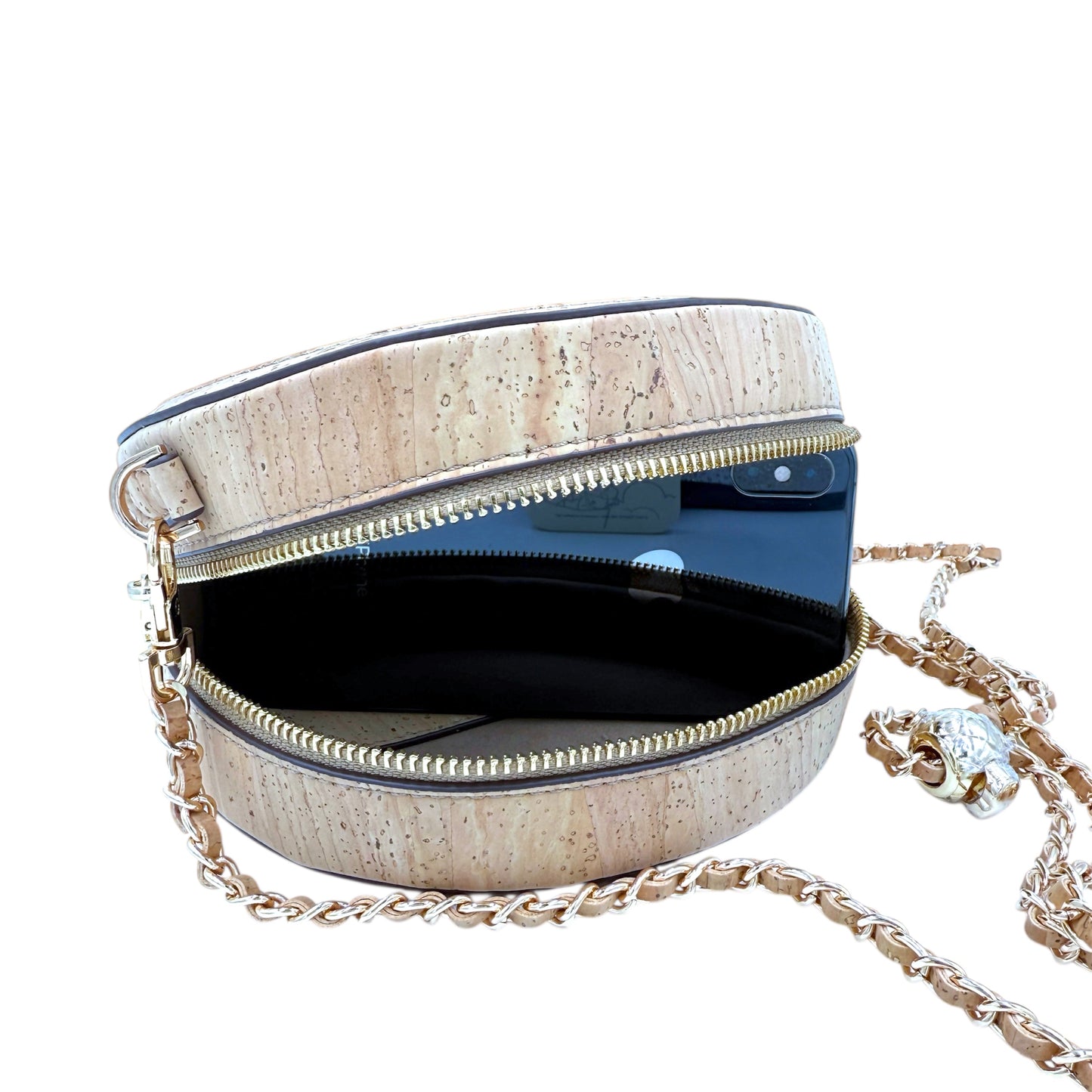Round Crossbody Bag-Playful Garden