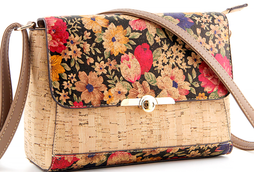 Cork Classic Crossbody Bag-Golden Garden