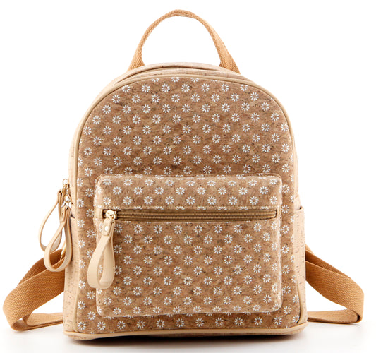 小号双肩带背包-花卉印花