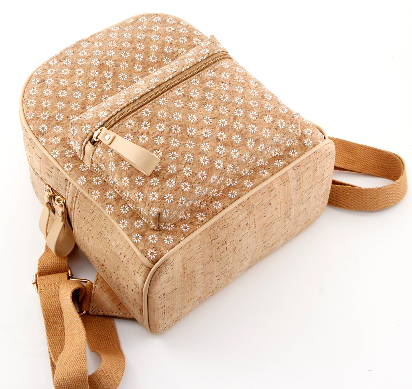 Small Double-Strap Backpack-Floral Print