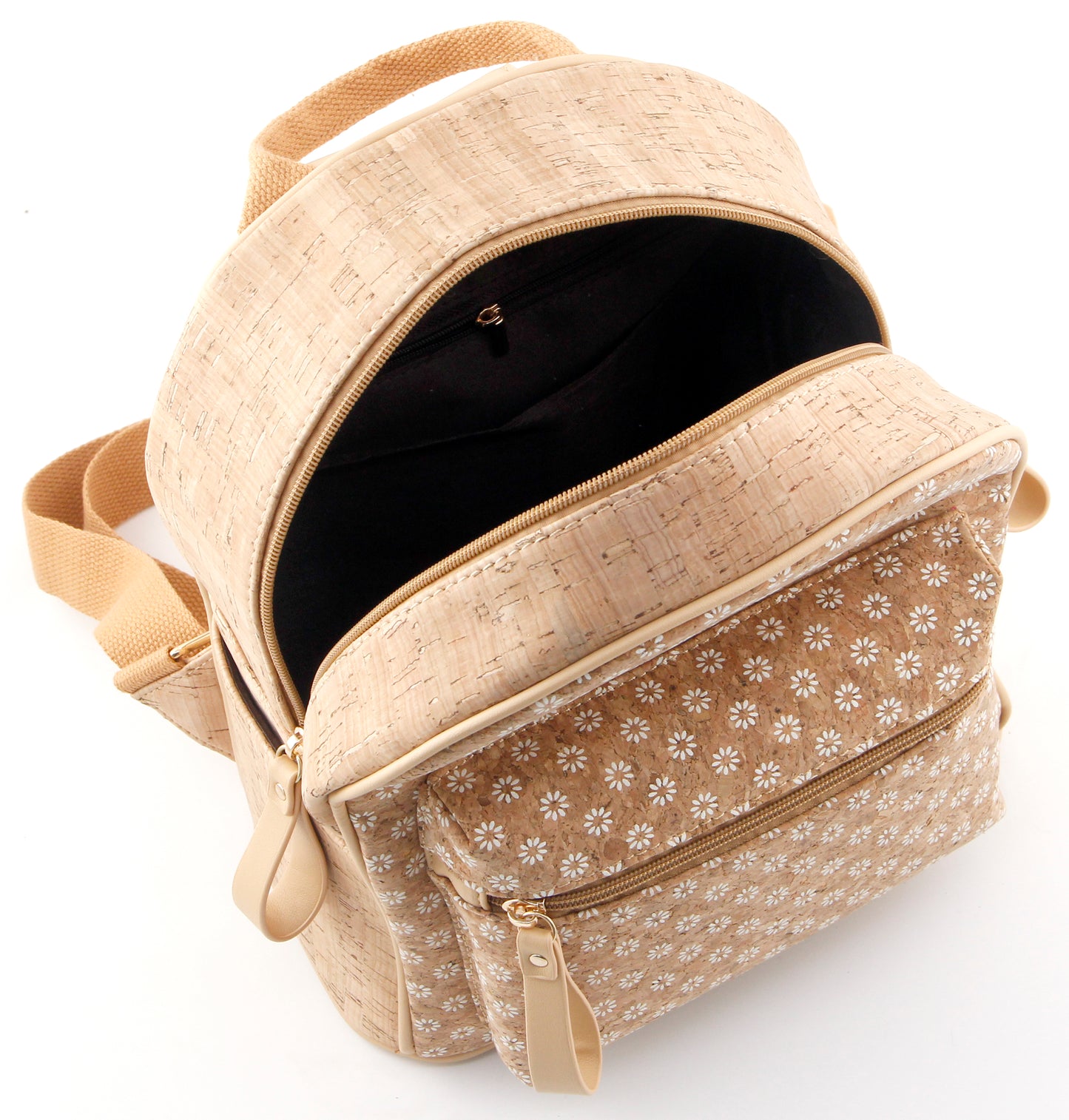 Small Double-Strap Backpack-Floral Print