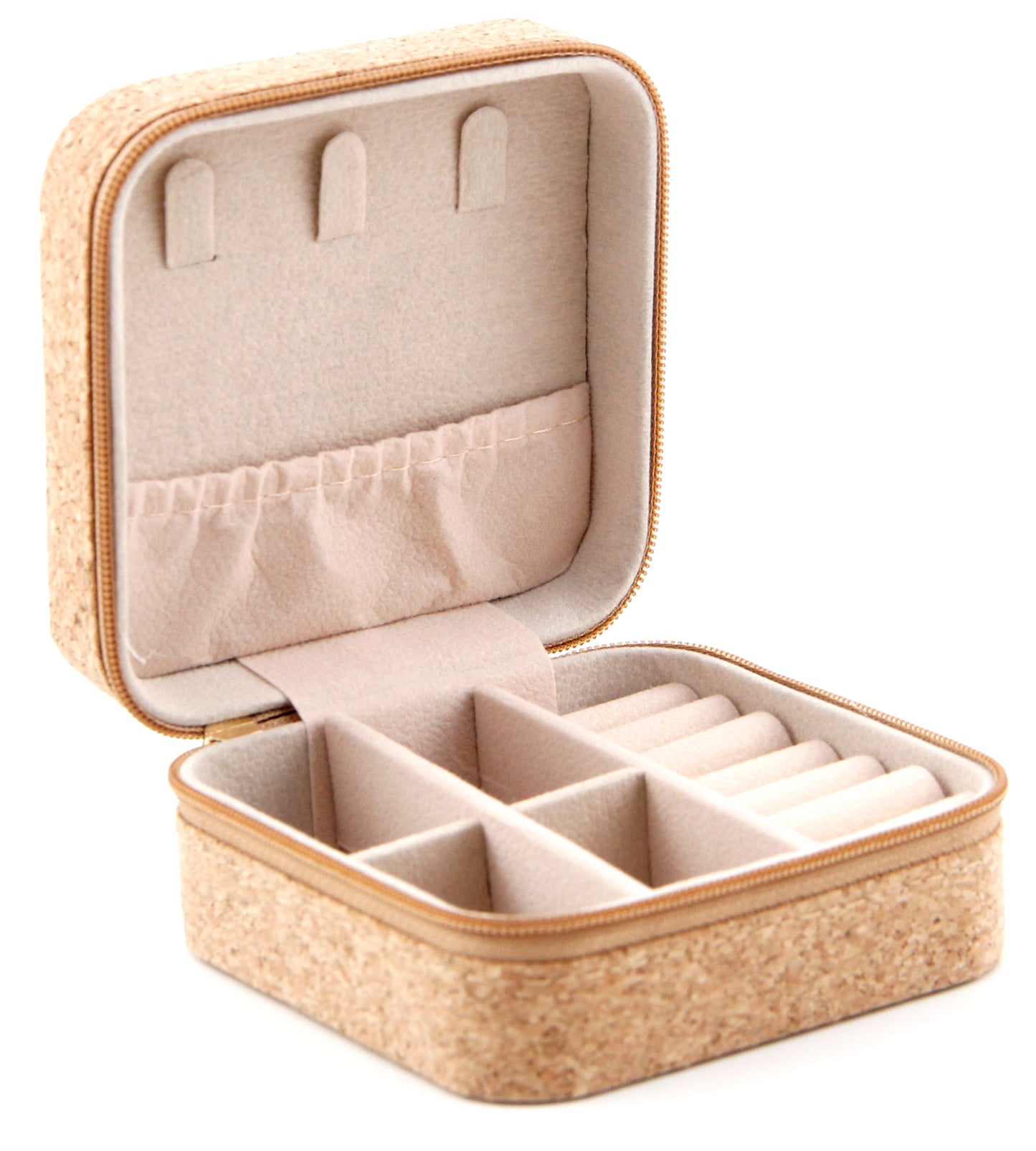 Cork Jewelry Box Square-Vibrant Moroccan Pattern