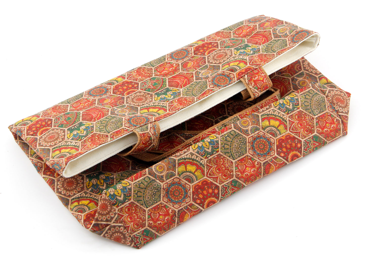 Shopping Bag-Hexagon Mosaic Pattern