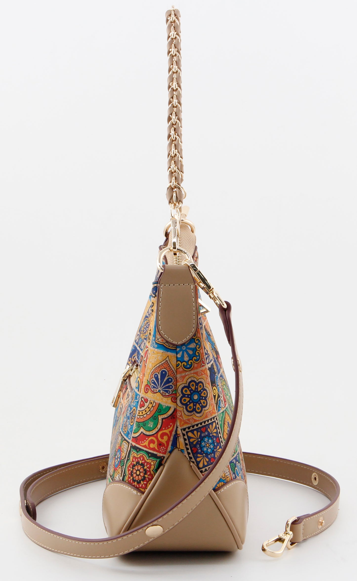 Mosaic Printed Shoulder Bag-Passion Mosaic