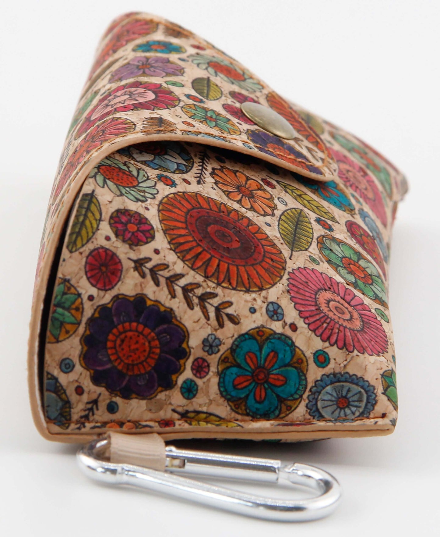 Cork Printed Sunglass Case-Boho Blossom