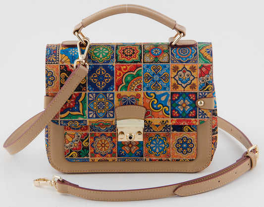 复古锁扣包-激情马赛克