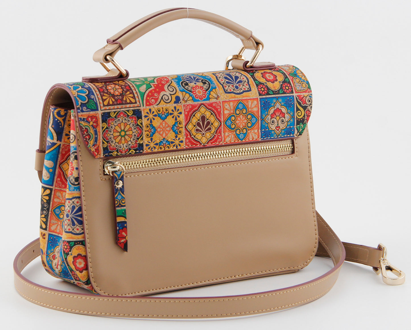 Artistic Flap Crossbody Bag-Festival Patchwork