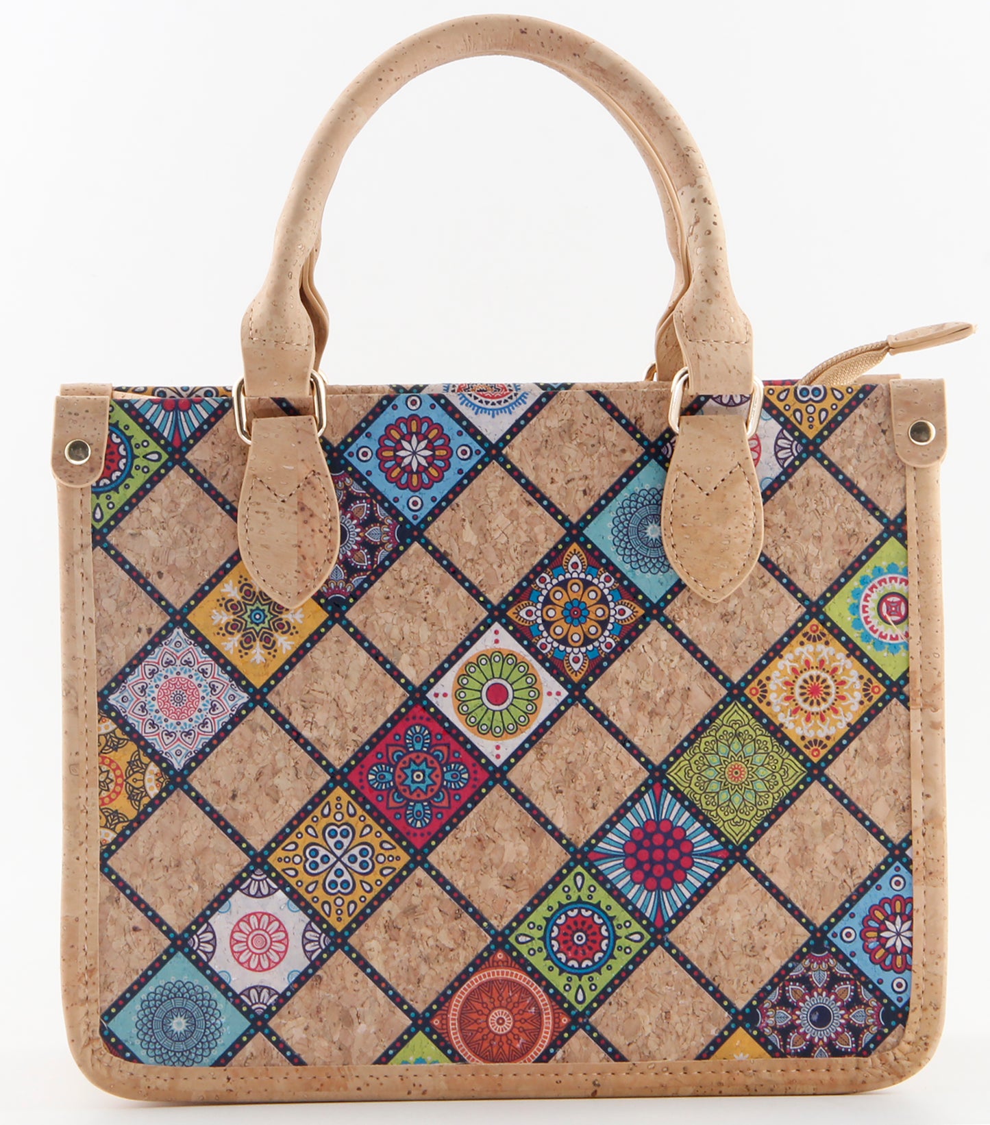 Mosaic Charm Tote Bag-Patchwork Dreams
