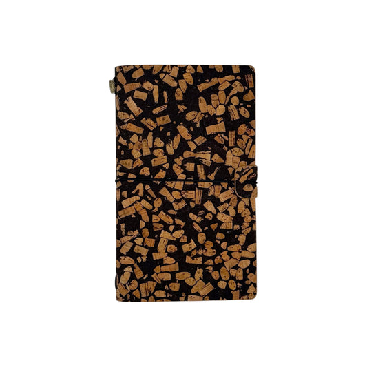 Cork Creative Journal-Midnight Cork Chips