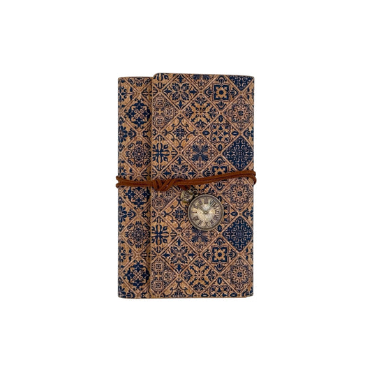 Crafted cork journal-Retro Diamond