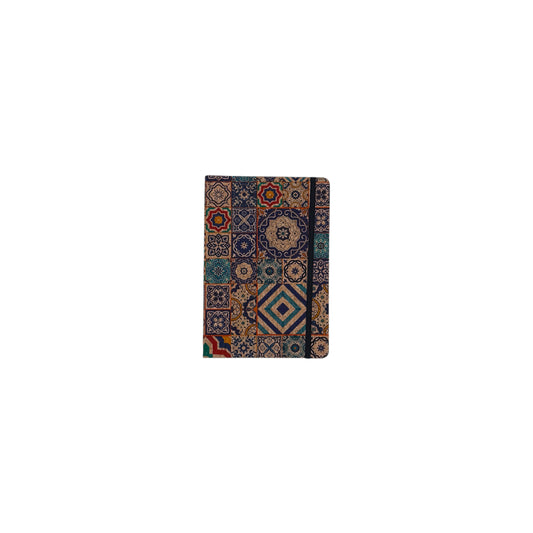 Cork Notebook-A5 Size-Tile Harmony