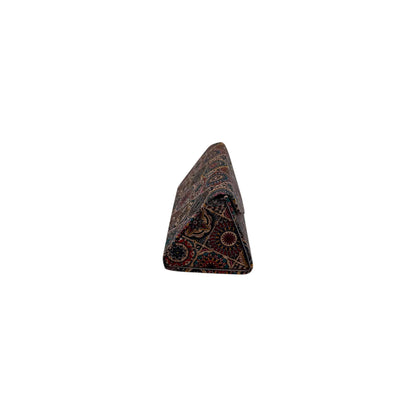 Foldable Cork Eyeglass Case-Boho Medallion