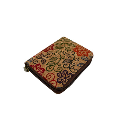 Cork Mini Wallet-Vine Flow