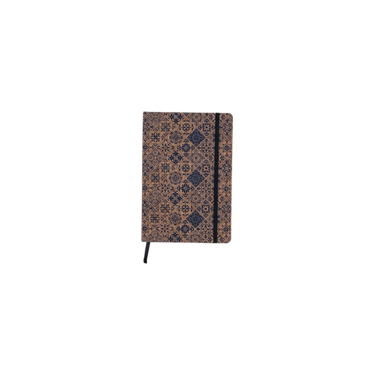 Cork Notebook-A5 Size-Retro Diamond