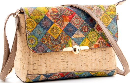 Cork Classic Crossbody Bag-Mosaic Fiesta
