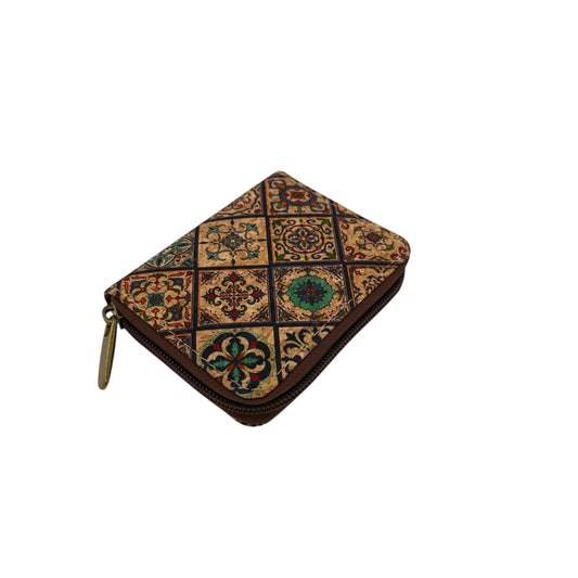 Cork Mini Wallet-Tile Charm