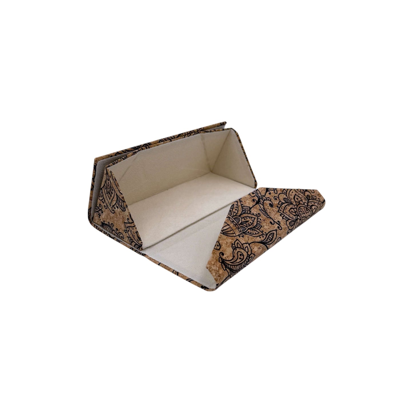 Foldable Cork Eyeglass Case-Botanical Ink