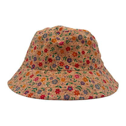 Cork Bucket Hat-Floral Meadow