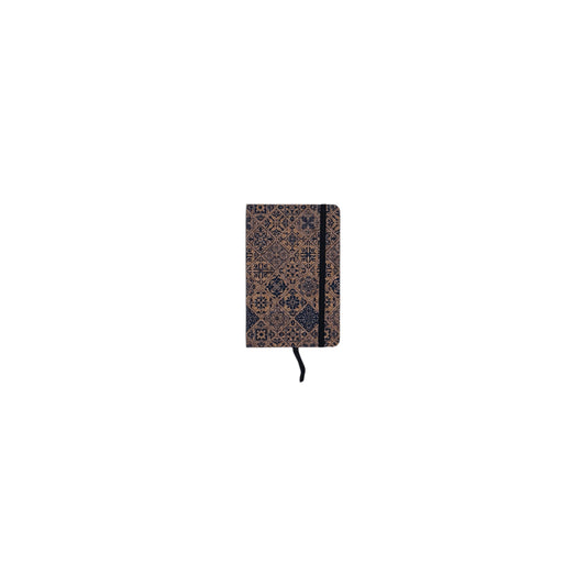 Cork Notebook-Small Size-Retro Diamond