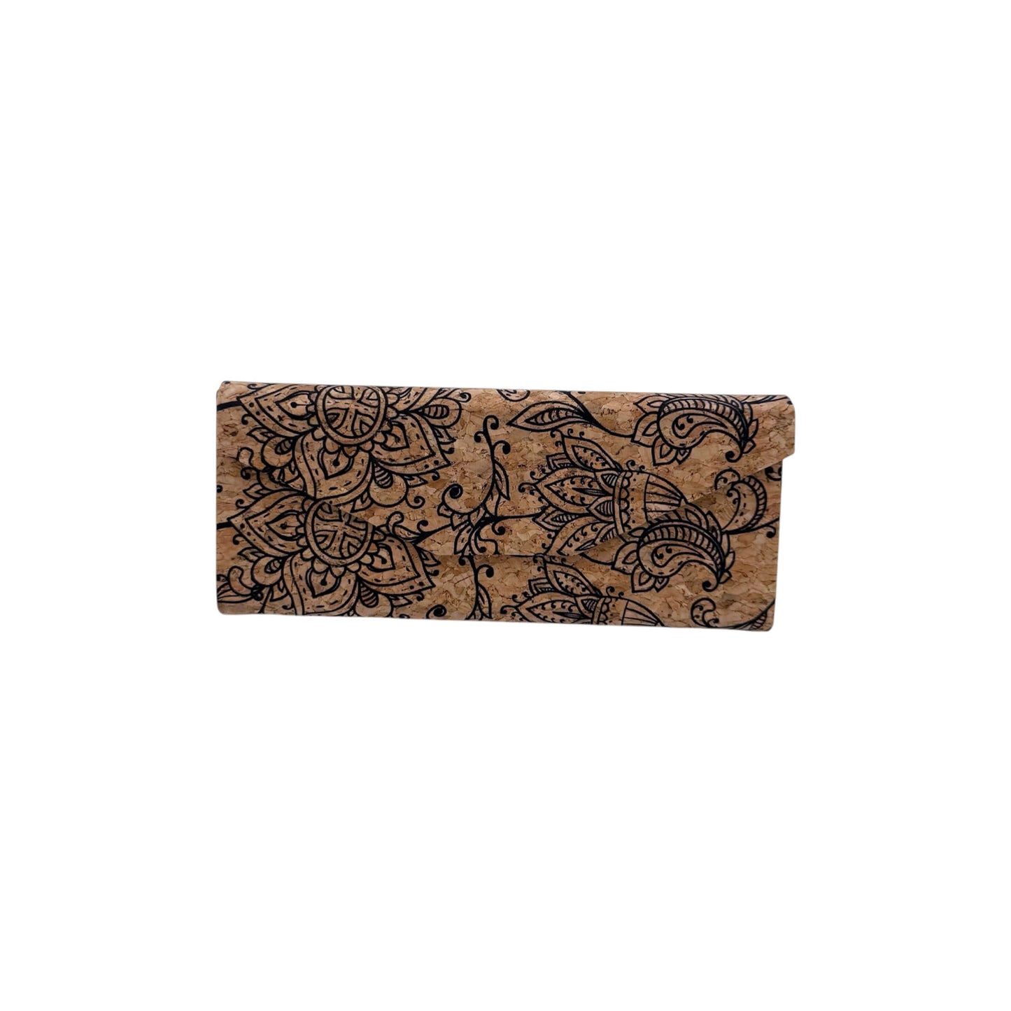 Foldable Cork Eyeglass Case-Botanical Ink