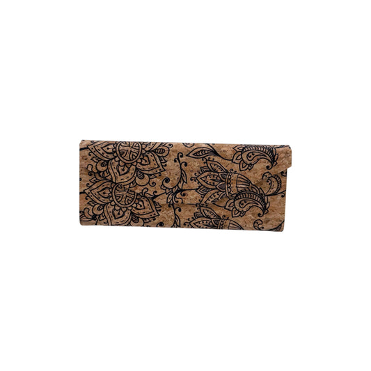 Foldable Cork Eyeglass Case-Botanical Ink