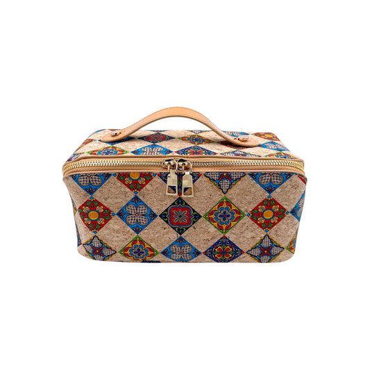 Vanity Make-up Case-Patch Grid