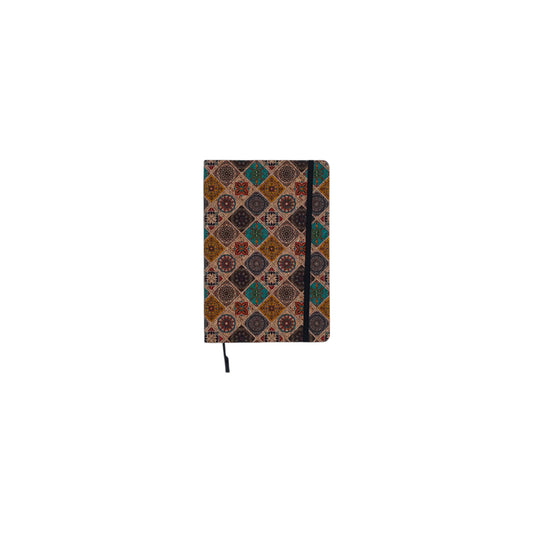 Cork Notebook-A5 Size-Vintage Quilt