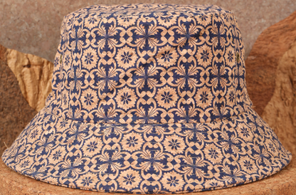Cork Bucket Hat-Classic Tile