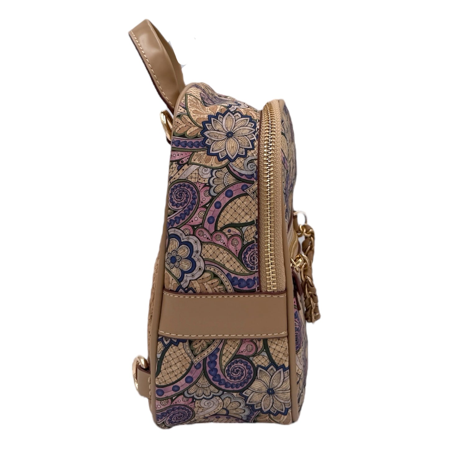 Cork Mini Backpack-Paisley Charm
