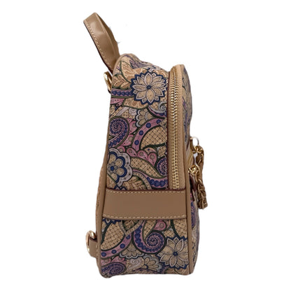 Cork Mini Backpack-Paisley Charm