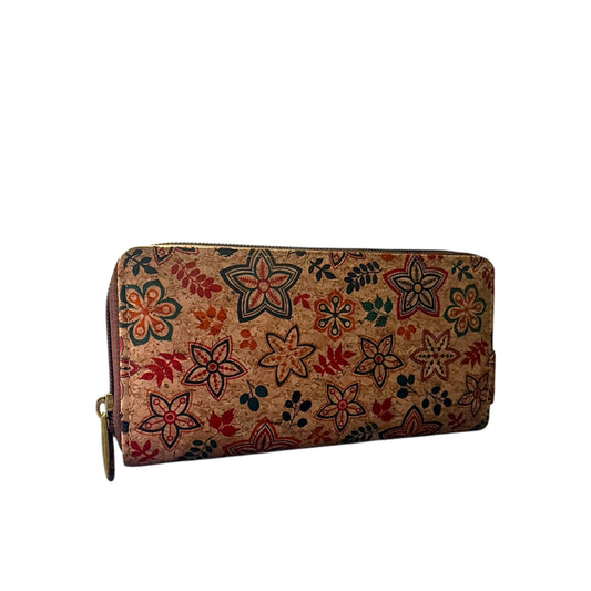 Cork Artist Wallet-Autumn Blossom