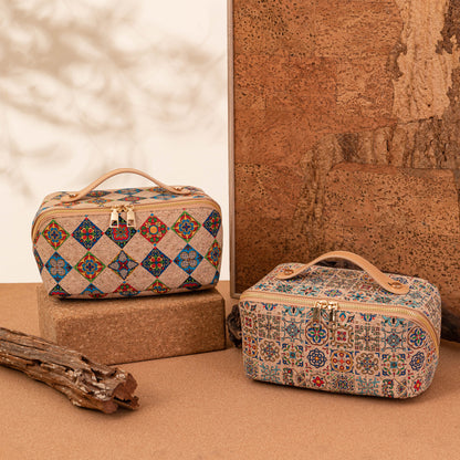 Vanity Make-up Case-Patch Grid