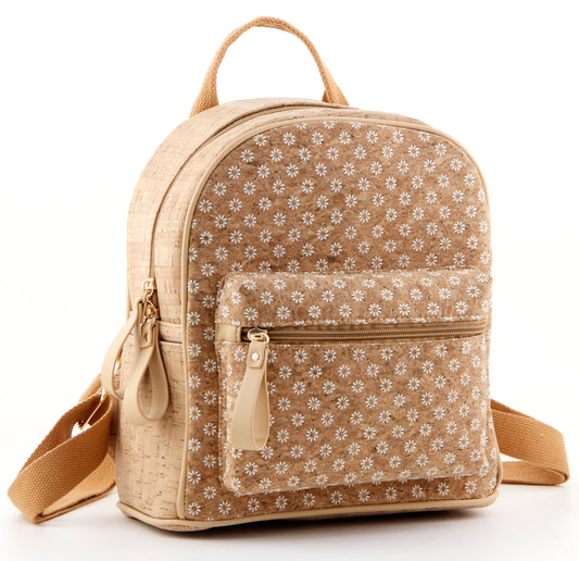 Small Double-Strap Backpack-Floral Print