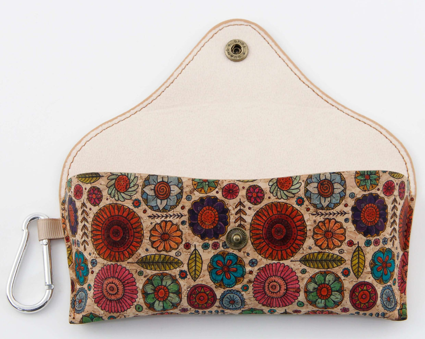 Cork Printed Sunglass Case-Boho Blossom