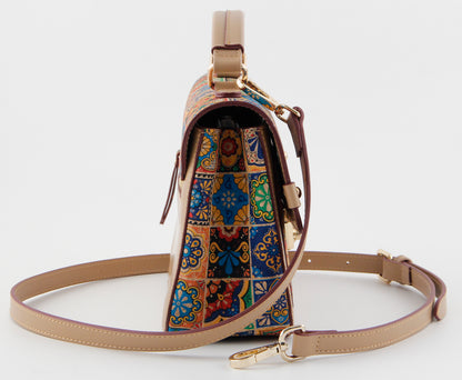 Artistic Flap Crossbody Bag-Festival Patchwork