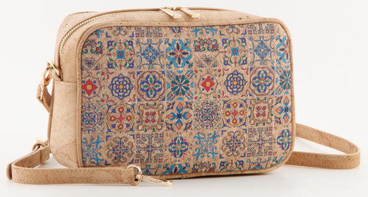 Cork Camera Bag-Vintage Mosaic