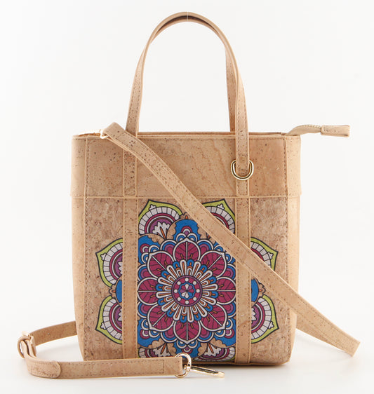 Versatile Handheld & Crossbody Bag-Mandala Blossom